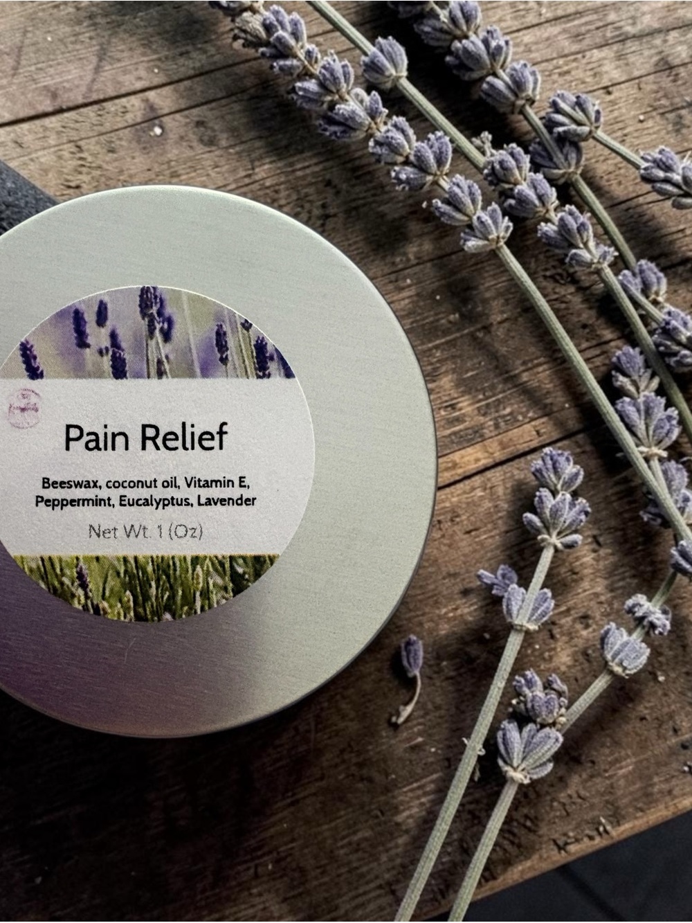 Deep Pain relief balm handmade 1oz tin